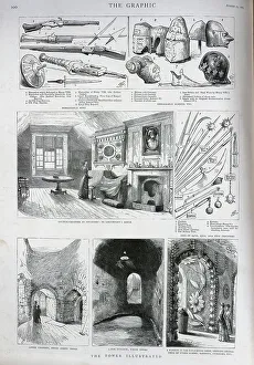 Chambers Prints: The Tower of London, Various Views and Items