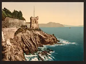 Genoa Prints: The tower, Nervi, Genoa, Italy