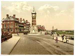 Skegness Prints: Tower and parade, Skegness, England