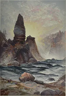 Decision Prints: Towers of Tower Falls, Yellowstone