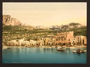 Capri Prints: The town, Capri Island, Italy
