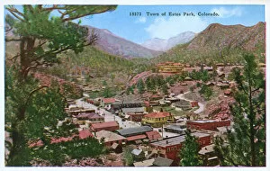 Images Dated 1st February 2018: Town of Estes Park, Colorado, USA