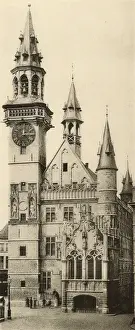 Spires Prints: Town Hall, Alost (Aalst), Belgium
