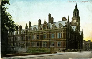 Images Dated 22nd August 2019: Town Hall, Croydon, Surrey