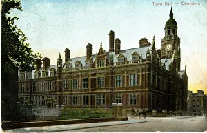 Images Dated 22nd August 2019: Town Hall, Croydon, Surrey