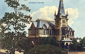 Guyana Prints: The Town Hall - Georgetown, Guyana