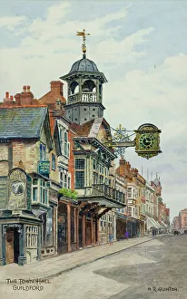 Balcony Prints: Town Hall, Guildford, Surrey