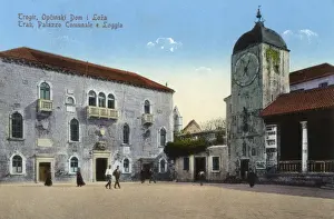 Trau Prints: Town Hall and Loggia, Trau (Trogir), Croatia