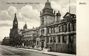 Civic Gallery: The Town Hall, Museum and Police Court - Bootle, Lancashire