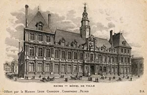 Reims Collection: Town Hall - Reims, France