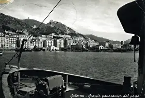 Salerno Prints: Town & Harbour, Salerno, Salerno