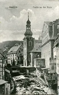 Aachen Prints: The Town, Montjoie - Monschau, North Rhine-Westphalia