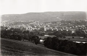 Ilkley Prints: Town and moor of Ilkley, Yorkshire