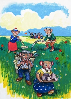 Images Dated 24th August 2006: The Town Mouse and the Country Mouse