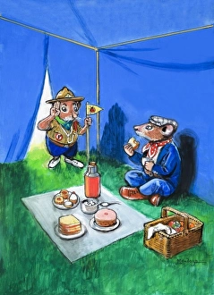 Images Dated 5th October 2006: Town Mouse and Country Mouse