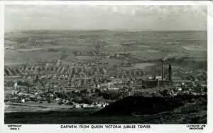 Jubilee Collection: The Town from Queen Victoria Jubilee Tower, Darwen, Lancashi