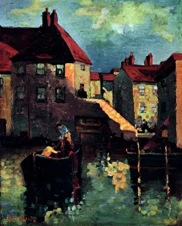 Burt Prints: Town by the Water