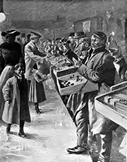 Passers Prints: Toy Salesmen on Ludgate Hill, London, 1904