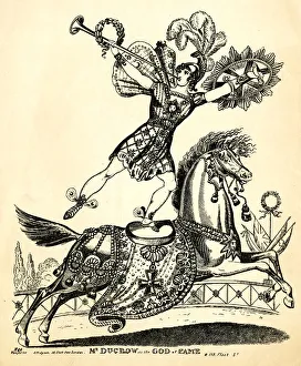 Flamboyant Gallery: Toy Theatre, Mr Ducrow as the God of Fame