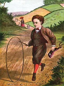 Hoops Prints: TOYS / HOOP / 1870