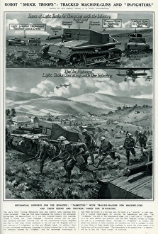 Agile Gallery: Tracked machine guns and in fights by G. H. Davis