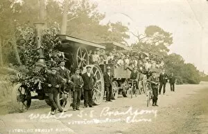 Bournemouth Collection: Traction Engine & Three Trailers, Branksome Chine, Dorset