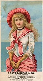 Choker Prints: Trade card, Foster, Besse & Co, Bridgeport, USA