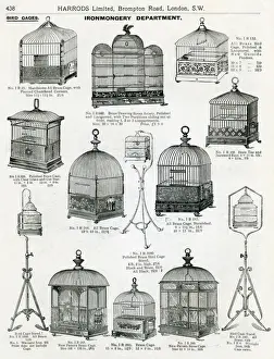 Ironmongery Prints: Trade catalogue for bird cages 1911