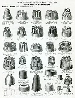 Selection Collection: Trade catalogue for copper moulds with tin lining 1911