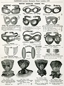 Headwear Prints: Trade catalogue of goggles and hoods 1911