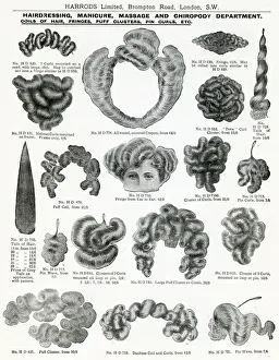Trade catalogue of hairpieces 1911