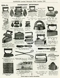Ironmongery Prints: Trade catalogue for irons 1911