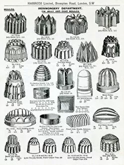 Images Dated 4th November 2016: Trade catalogue for jelly and cake moulds 1911
