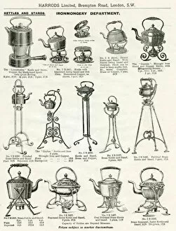 Images Dated 4th November 2016: Trade catalogue for kettles and stands 1911