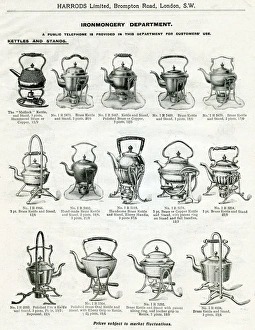 Images Dated 24th July 2017: Trade catalogue for Kettles and Stands 1911