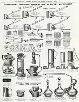Images Dated 24th July 2017: Trade catalogue of mens manicure equipment 1911