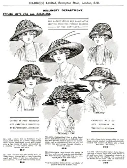 Ribbons Prints: Trade catalogue of womens hats 1911