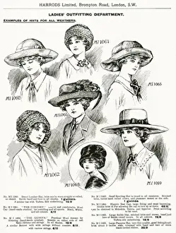 Trade catalogue of womens hats 1911