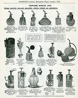 Trade catalogue of womens perfume sprays 1911