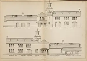Elevations Prints: Tradesmen Buildings at Holkham, Leicester