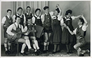 Accordian Gallery: Traditional Austrian dancers and band - Innsbruck