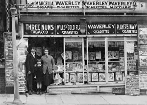 Fashioned Prints: A traditional british corner shop