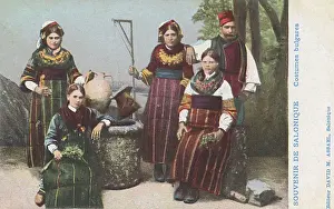 Bulgaria Prints: Traditional Bulgarian National Costume