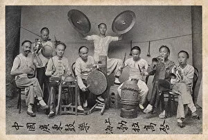 Images Dated 8th February 2016: Traditional Chinese Musical troupe / Group / Band