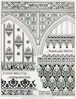Repeat Prints: Traditional Christian decorations in churches