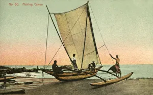 Raising Gallery: Traditional Fishing boat - Galle, Sri Lanka