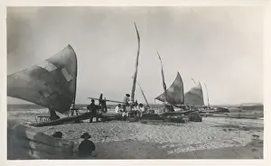 Triangular Prints: Traditional jangada fishing boats, northern Brazil