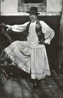 Lacey Prints: Traditional Male Festival Attire - Baranya, Hungary