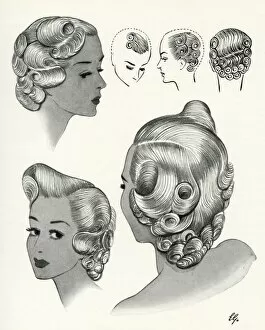 Waved Collection: Trafalgar hairstyle 1940s