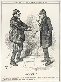 Sundays Prints: Trafalgar Sq. Demo 1892